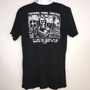 Freedom From Concern Mens Various Tshirt Black Ahegao Graphic FFC Post Punk Band